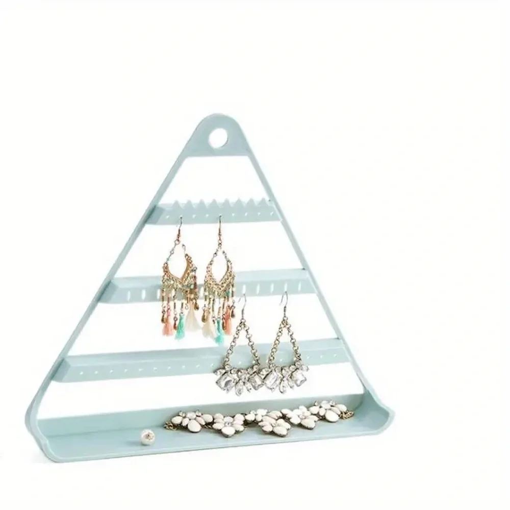 PISTACHIO TRIANGLE JEWELRY WALL ORGANIZER